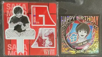SAKAMOTO DAYS 나구모 요이치 생일 아크릴X피규어 캔뱃지