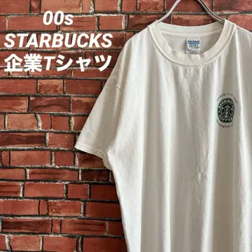 00s STARBUCKS 스타벅스 T셔츠 기업 T셔츠 L