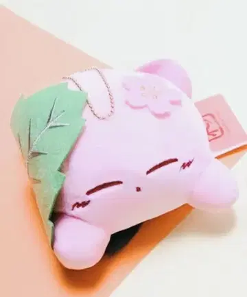 새상품 별의 커비 벚꽃모찌 봉제 인형 후와후와 컬렉션