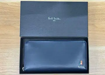 [ Paul Smith ] 라운드 지퍼 장지갑 네이비 토끼