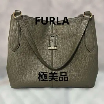 FURLA 타프네 2WAY 숄더백 올리브 그린