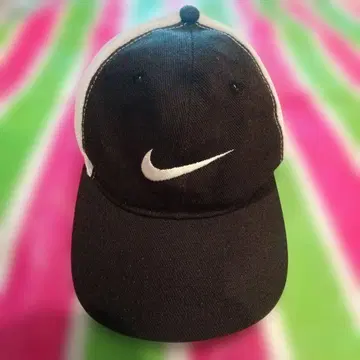 00-90s NIKE 메쉬 캡 블랙 x 화이트
