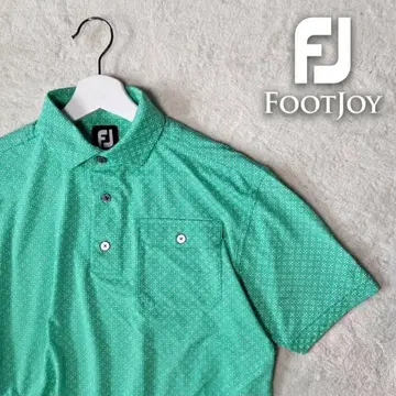 새상품급 FootJoy 골프 셔츠 남성용 M 사이즈 그린