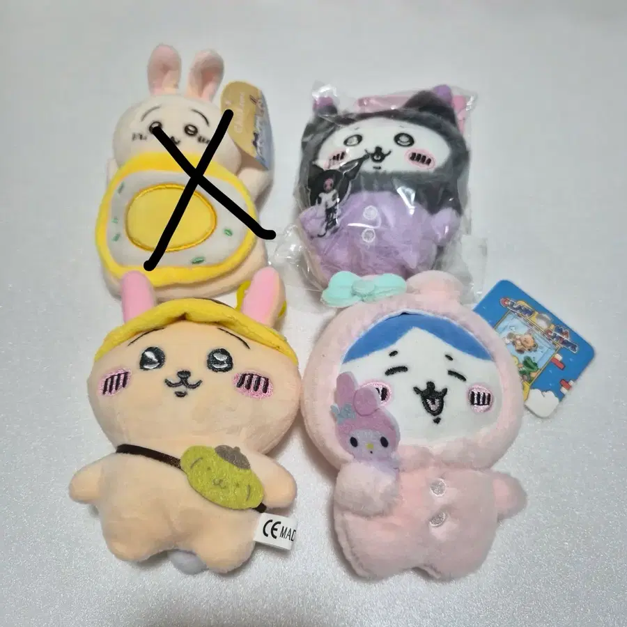 치이카와 봉제 인형 4종 세트