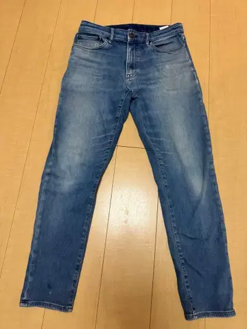 유니클로 데님 팬츠 블루 M 사이즈