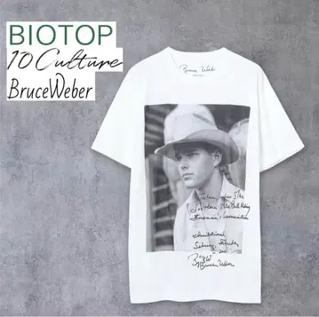 새상품 별주 Bruce Weber BIOTOP 10C 포토 티셔츠