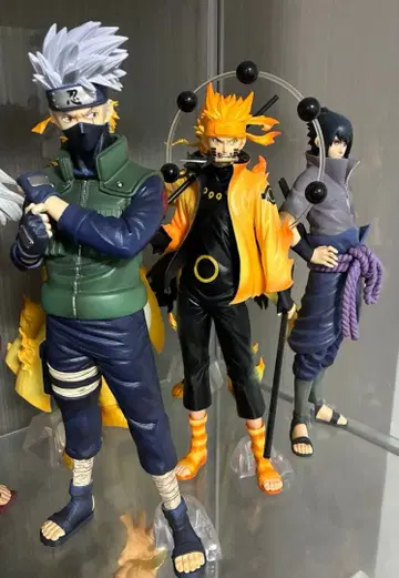 NARUTO [ 나루토 박스 있음 ] 제일복권 이어지는 불의 의지 피규어 3개 세트