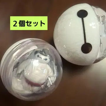[익명 배송] 2개 세트 디즈니랜드 한정판 캡슐 토이 가챠 베이맥스 스모