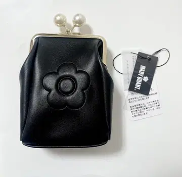 MARY QUANT 가마구치 파우치 블랙
