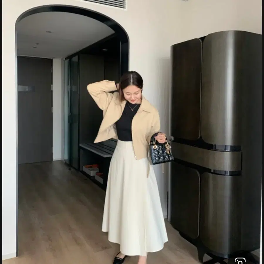 헤이즐모드 제이스커트 크림 s