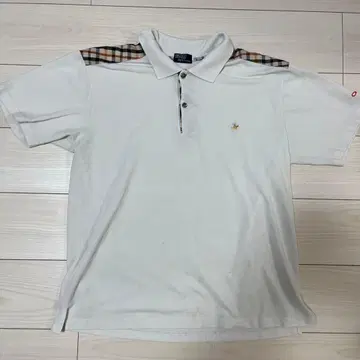 Polo 100% Cotton 피케 셔츠 화이트 L 사이즈
