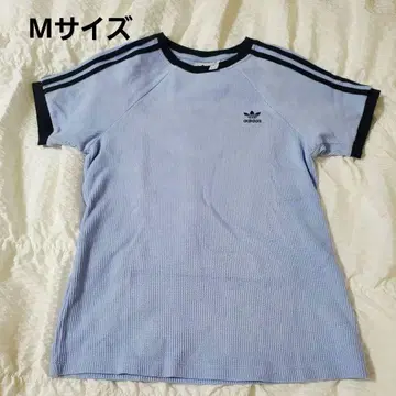adidas 와플지 블루 T셔츠