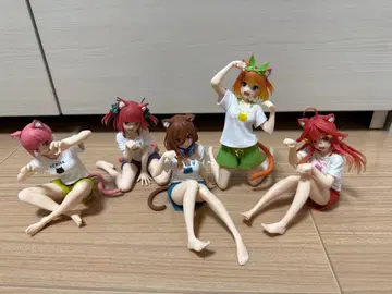 5등분의 신부 Desktop Cute 피규어 5체 세트