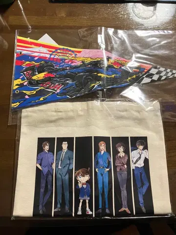 명탐정 코난 토트백 레드불 페넌트