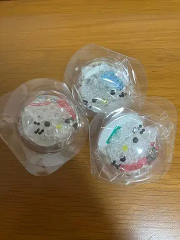 희귀 레어 산리오 헤이세이 레트로 헬로키티 비즈 마스코트 3개 세트