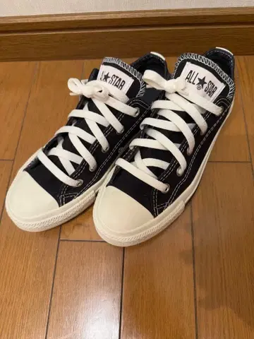 Converse All Star 로우컷 블랙 23cm