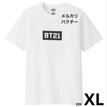 UNIQLO x BT21 BTS 티셔츠 화이트 XL