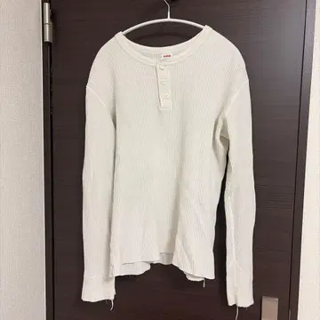 BARNS OUTFITTERS 헨리넥 와플 티셔츠 M