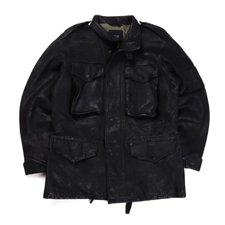 갭 Gap Field Leather Jacket