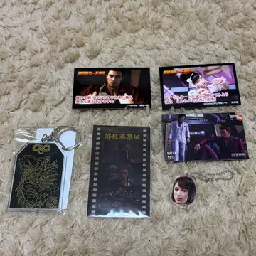[용과 같이] 굿즈 세트 키류 카즈마/사와무라 하루카/카스가 이치반/무카이다 사에코/카즈키/유야