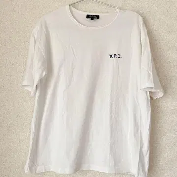 스테디셀러 A.P.C 아페쎄 화이트T 원포인트 심플 티셔츠 S