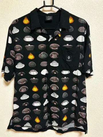MARCELO BURLON UFO 패턴 캠프 셔츠