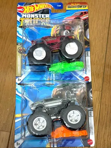 핫휠 몬스터 트럭 델로리안 콜벳 몬스터벳