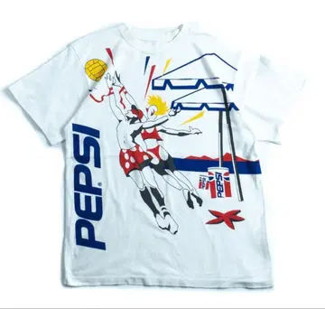 90s 펩시 프린트 T셔츠 기업 빈티지