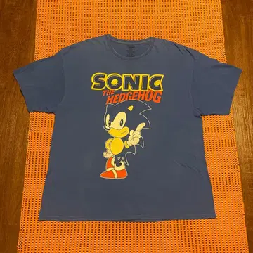 90s SONIC THE HEDGEHOG 소닉 SEGAT 셔츠 XXL