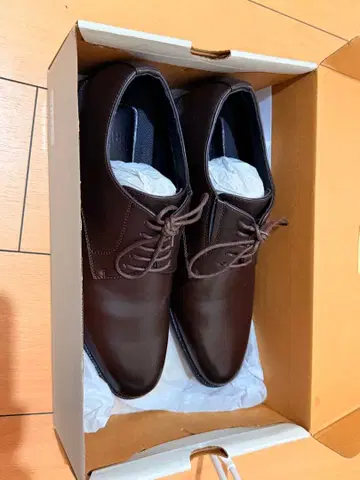 남성용 드레스 슈즈 브라운 25.5cm