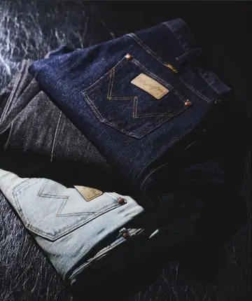 Wrangler 데님 팬츠 블랙 남성용