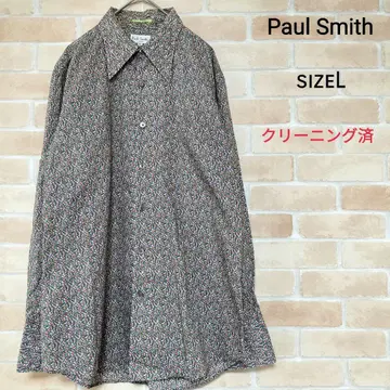 [컨디션 최상] Paul Smith 폴스미스 꽃무늬 긴팔 셔츠 쉘 버튼