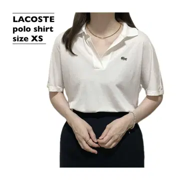 LACOSTE 라코스테 반팔 스키퍼 피케 셔츠 원포인트 자수 로고