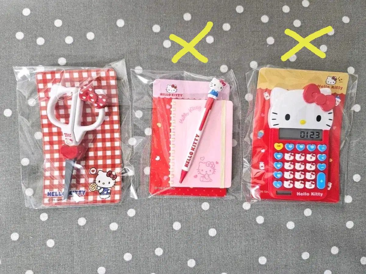 산리오샵 55주년 기념 Mini Sanrio 시리즈 마그넷 키티 3종