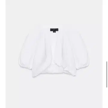 ZARA 벌룬 포플린 크롭 기장 상의