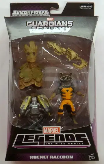 HASBRO 그루트 가디언즈 오브 갤럭시 로켓 라쿤 6인치