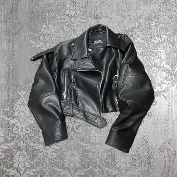 ZARA 가죽 라이더 자켓 grunge y2k mcbling