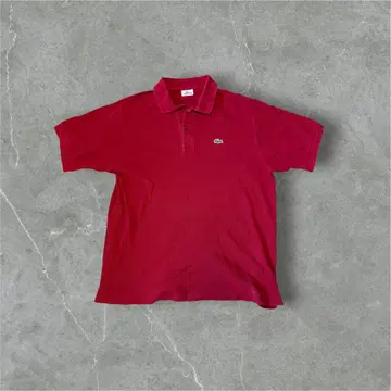 LACOSTE 라코스테 피케 셔츠 레드 M