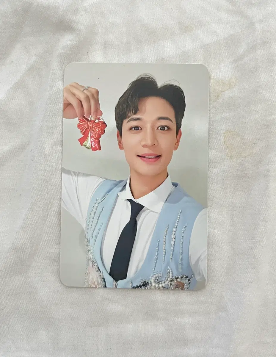 샤이니 민호 핑크크리스마스 포카