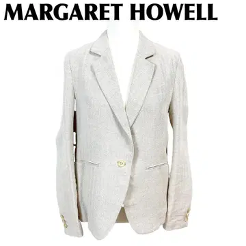MARGARET HOWELL 린넨 자켓 2 라이트 베이지