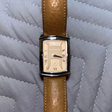 EMPORIO ARMANI 렉탱귤러 쿼츠 손목시계