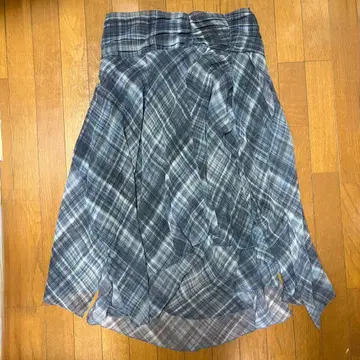 [ 새상품 미사용 ] ZARA 비대칭 스커트 블루 S 사이즈