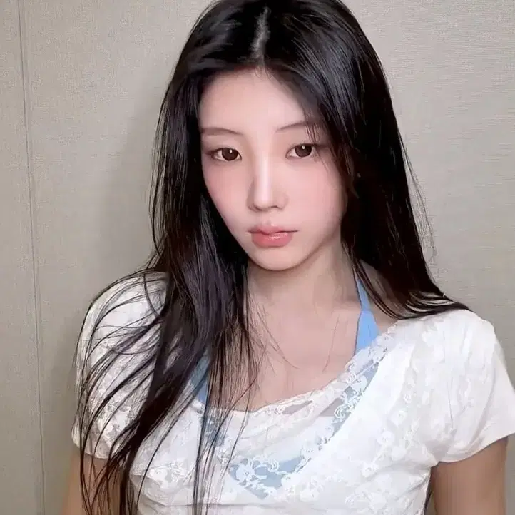 (원희 착용) 아수라 랩 반팔티, 원숄더 레이어트 티