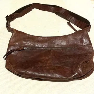 Dakota BLACK LABEL 천연 가죽 남성용 숄더백