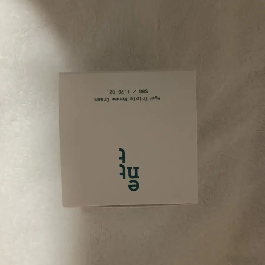 entl 에이지 트리플 리뉴 크림