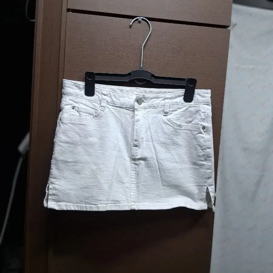 데님 스커트 화이트(M)