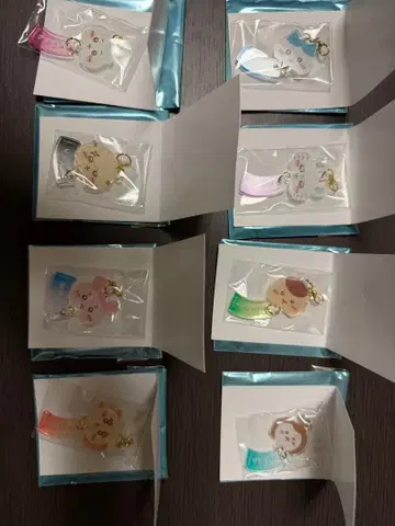 치이카와 (먼작귀) 모구모구 본점 한정판 풍경이 되어버렸다 아크릴 참 전 8종 세트