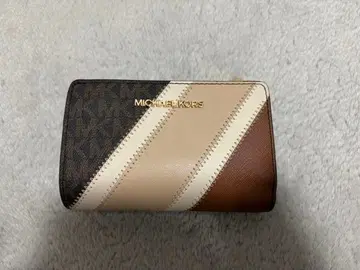 MICHAEL KORS 접이식 지갑 브라운