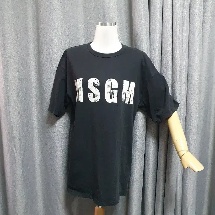 MSGM 반팔 티셔츠 블랙
