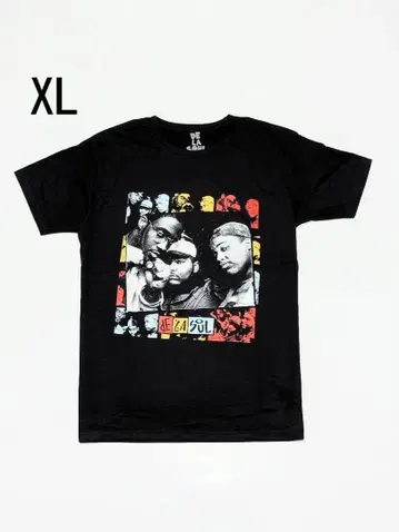 정품 새상품 DE LA SOUL 데라소울 랩T셔츠 블랙 XL